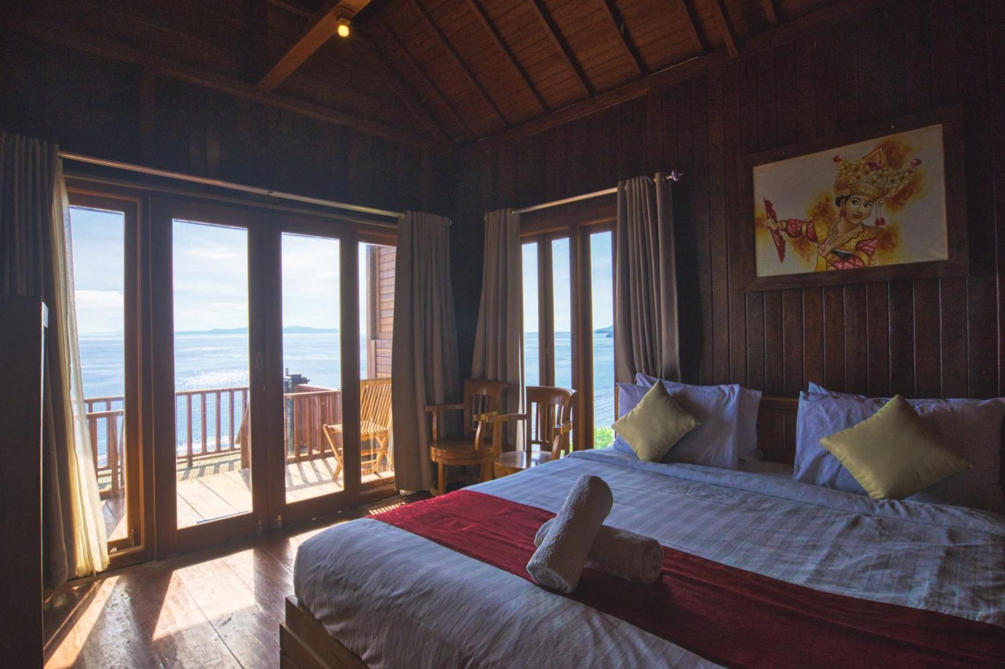 Manta Cottage Seaview Plus Batununggul Esterno foto